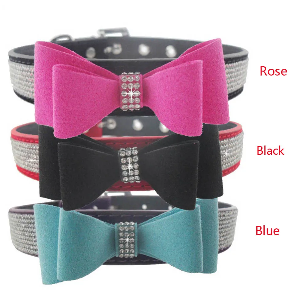 Роскошные аксессуары для домашних животных ошейник стразы пряжка Дизайн