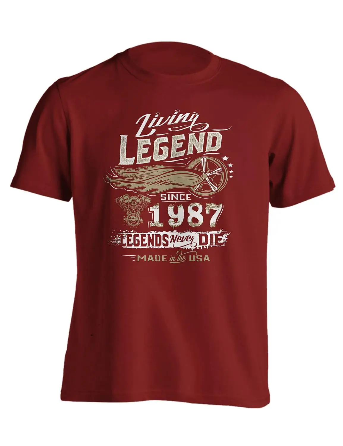 Мужская футболка с принтом для фитнеса 32 ND Birthday Live Legend модная брендовая Футболка