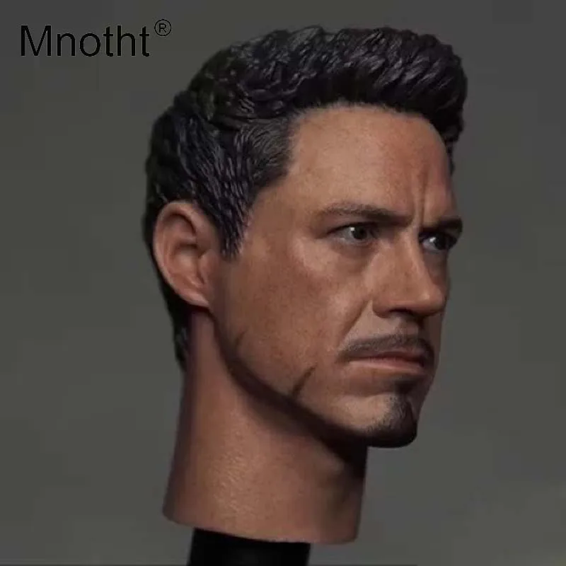 

Mnotht 1:6 Male Soldier Movies Head Sculpt Model Resin Western Animiation Toni Head Carving Toys Action Figures Accessories m3