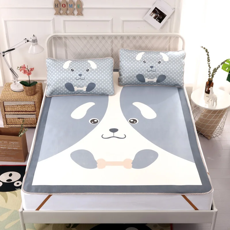 Трехкомпонентный Летний спальный коврик Lifeng home Green Cloud мягкий для кровати
