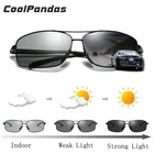 Солнцезащитные очки поляризационные для мужчин и женщин UV-400, фотохромные для вождения, дневное и ночное видение, оригинальные брендовые