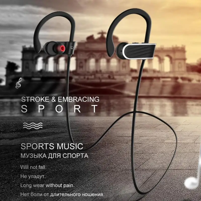 Беспроводное зарядное устройство Hoco ES7 Спортивные Bluetooth наушники наушное
