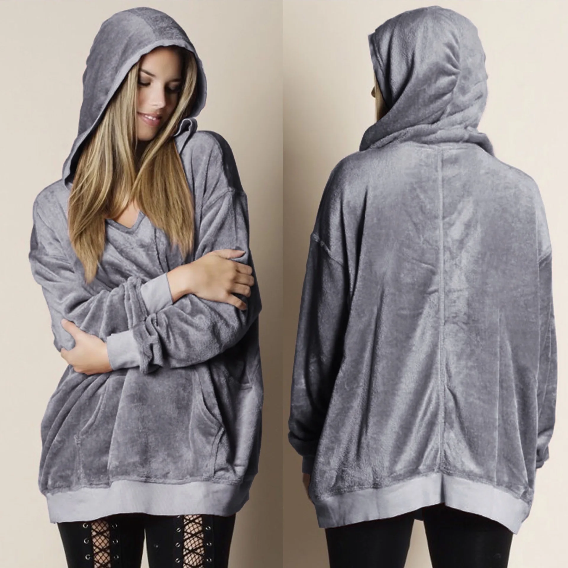 В европейском стиле горячая распродажа Женские Толстовка Повседневная broadcloth