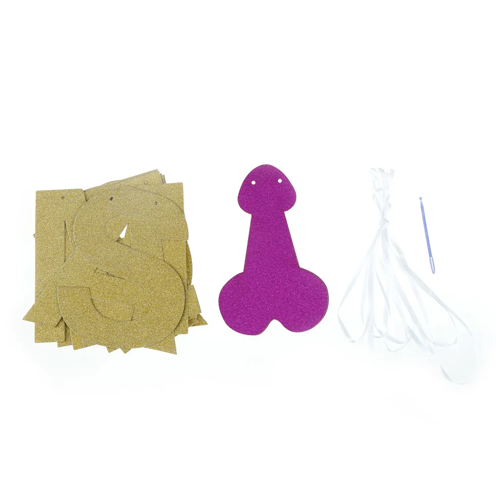 1Pc Same Penis Forever Banner Girls Night Out Bridal Shower Garland Bachelorette Party Decor Supplies | Дом и сад