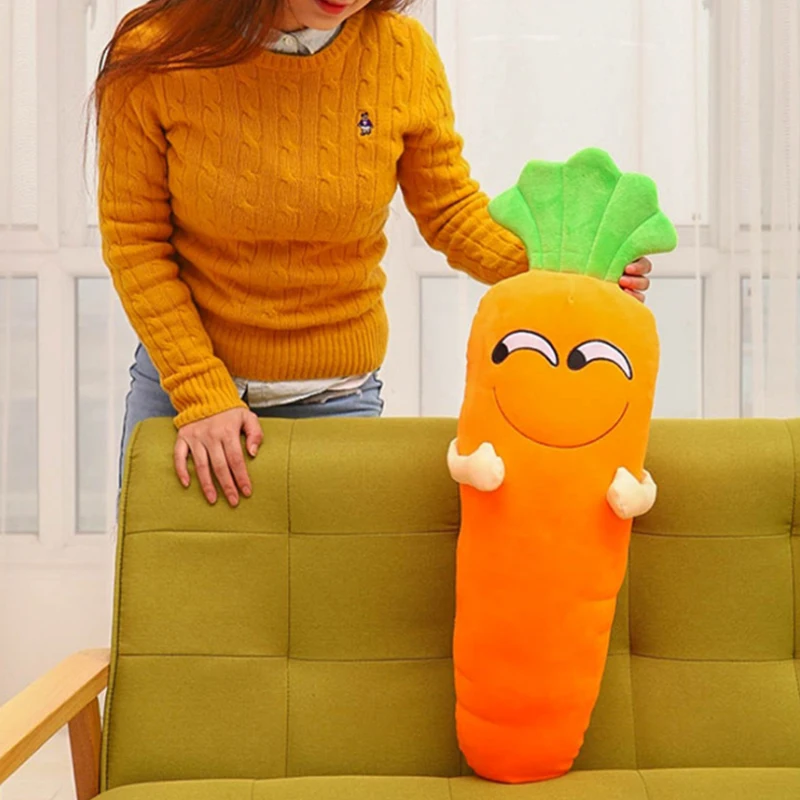 45 см Kawaii морковь мягкие плюшевые животные Мультяшные детские игрушки для девочек