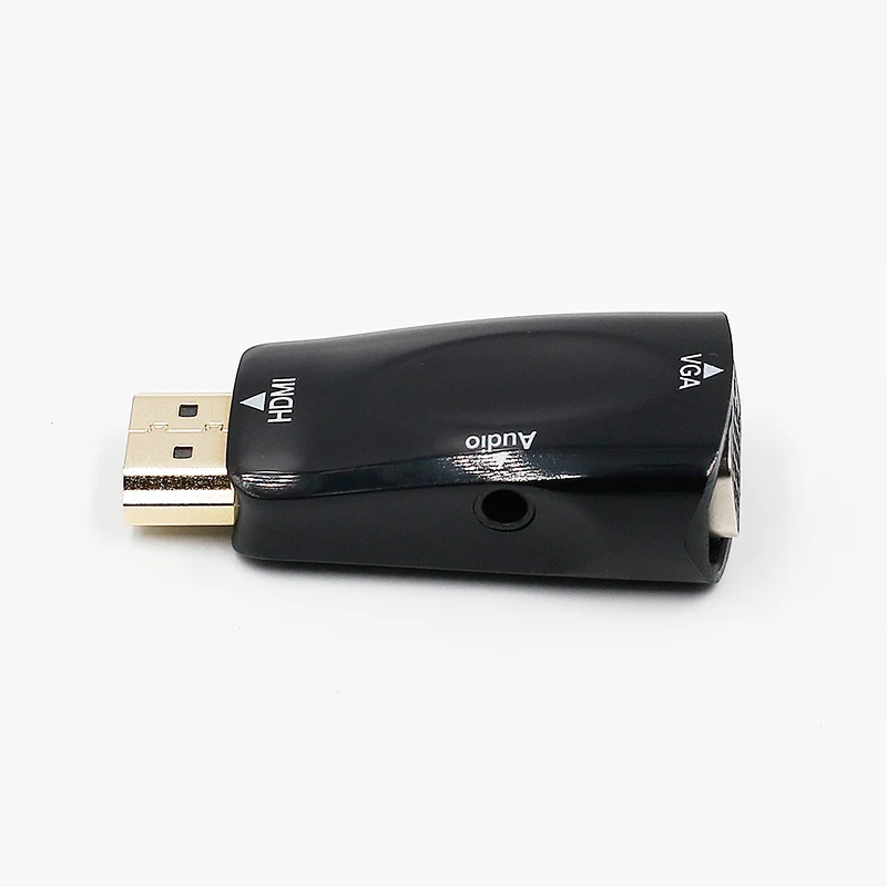 HDMI TO VGA Adapter Female to 1080p Video Converter With 3.5mm Audio Cable For PC/HDTV | Электроника