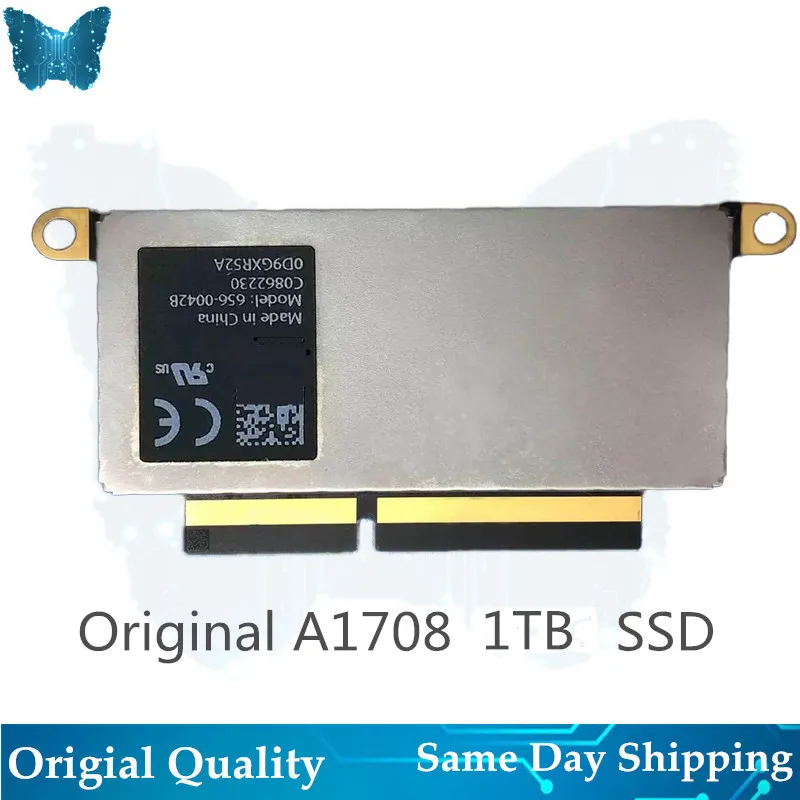 Оригинальный ноутбук 656 0046B SSD для Macbook Pro Retina 1 ТБ A1708 твердотельный диск PCI E EMC 3164 2978