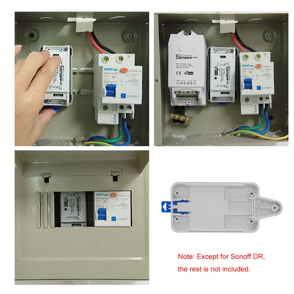Регулируемое крепление Sonoff DR DIN Rail Tray ITEAD Чехол держатель для рельсов решение