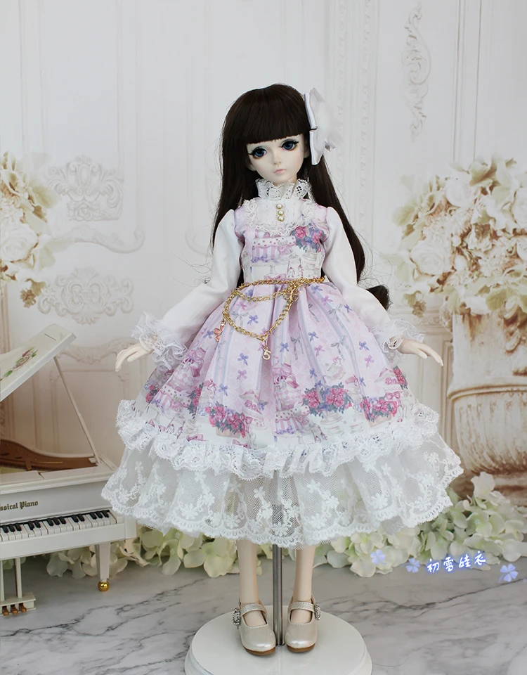 BJD 1/6 одежда 1/4 1/3 Одежда для куклы весеннее платье набор для детей подарок игрушки BJD куклы аксессуары
