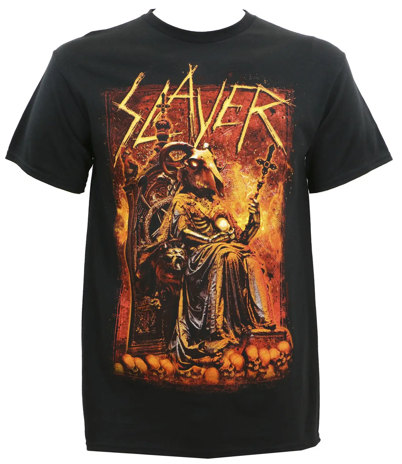 Аутентичные группа SLAYER ребра Коза трэш футболка Размеры S M L XL 3XL с новым рисунком
