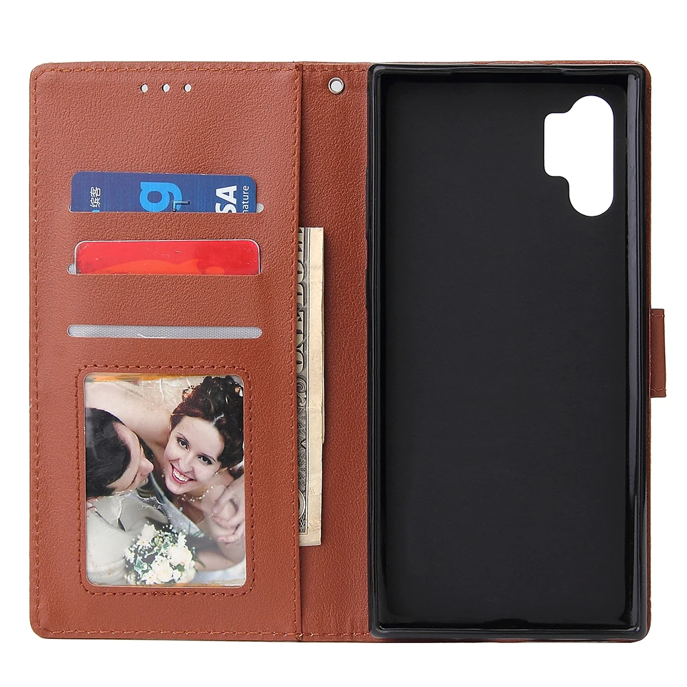Кожаный чехол-книжка для Samsung Galaxy Note 8 9 10 Pro A50 A30 A10 A20 A40 A70 A20e S7 S8 S9 S10E S10 Plus | Мобильные