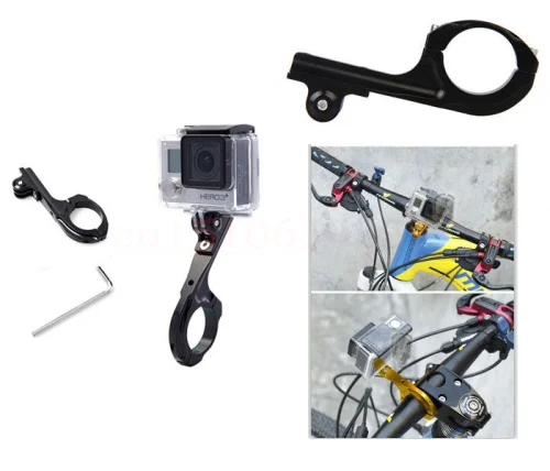 Аксессуары для Gopro алюминиевый держатель Руля Мотоцикла велосипеда крепление на