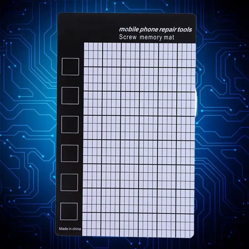Magnetic Screw Mat Phone Screws Storage Memory Chart Working Pad Mobile Tablets Repair Tools | Инструменты