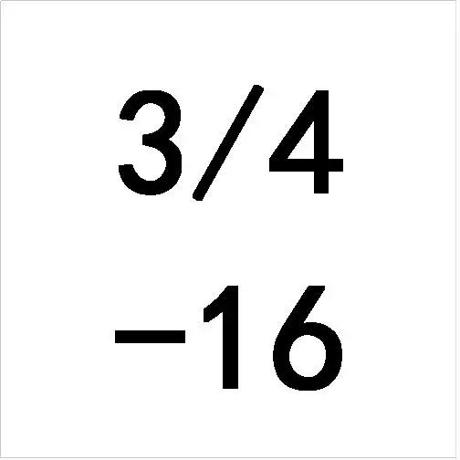 3/4-10 3/4-12 3/4-14 3/4-16 UNC UN UNS UNF HSS правый ручной кран TPI резьбы инструменты для обработки прессформы 3/4 3/"-10 12 14 16 - Цвет: 16 UNF