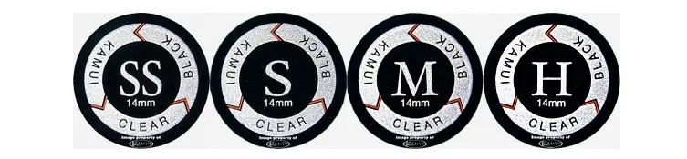 Японский черный KAMUI Clear Pool Cue Tip 14 мм SS/S/M/H тип бильярдные аксессуары прочный профессиональный портативный наконечник