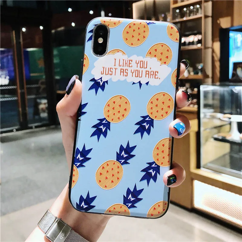 Magic mirror pineapple Phone Case For iphone XR XS Max X 8 7 6 6s Plus Fashion Stylish Soft TPU+PC Cover Lovers | Мобильные телефоны