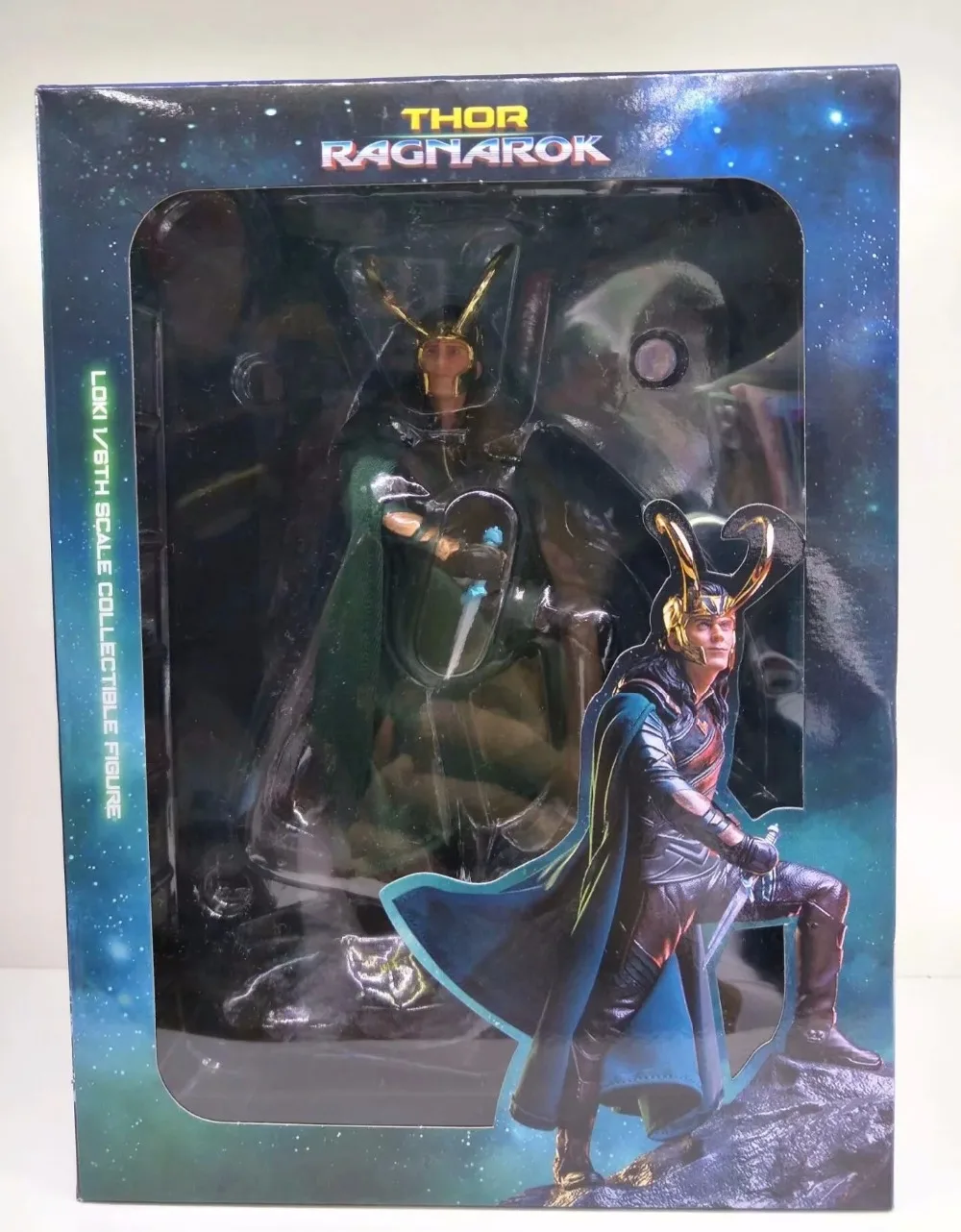 Фигурки аниме 25 см Железный студийный ТОР 3 Ragnarok Loki 1/6 Масштаб ПВХ фигурка
