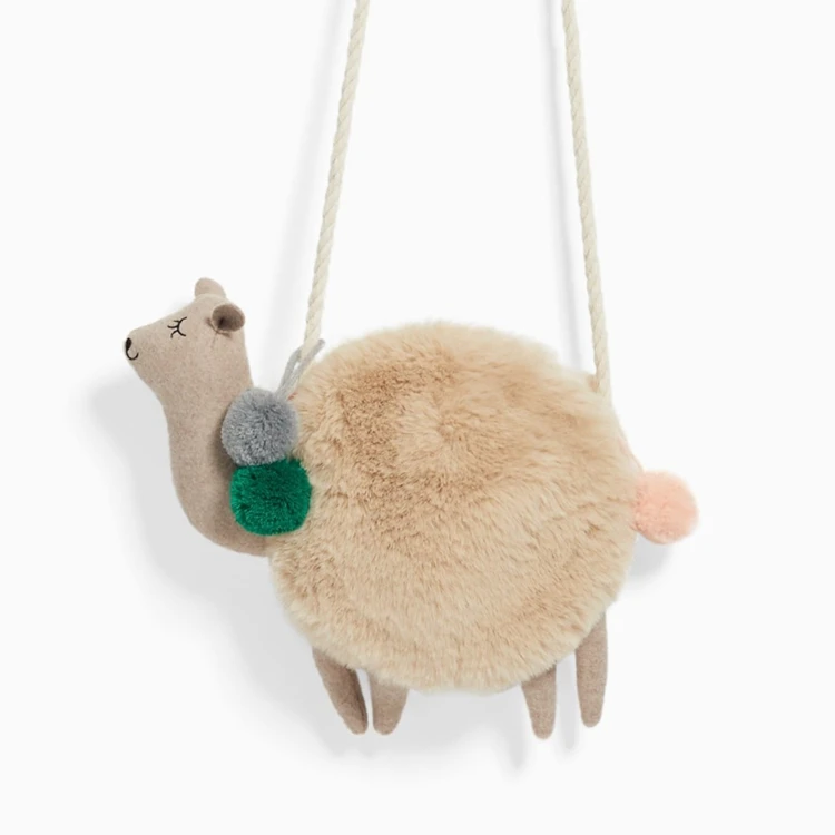 Сумка для девочек из ягненка альпака фламинго | Багаж и сумки