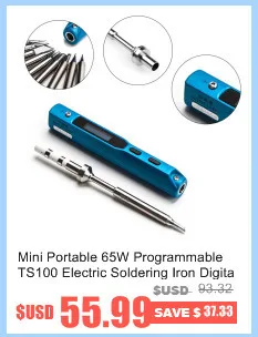 TS100 осциллограф Электрический паяльник USB мини-паяльная станция внутреннего нагрева интеллектуальное числовое управление