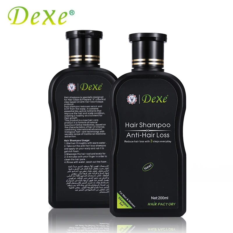 2 шт. Dexe 200 мл анти шампунь против выпадения волос Professional Growth Предотвращение уход