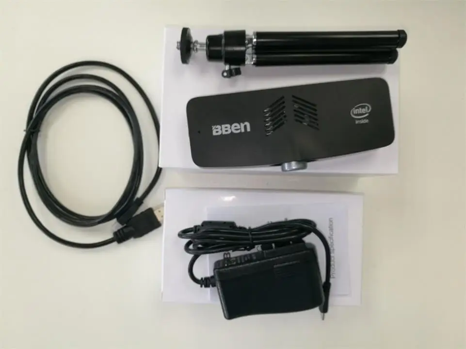 BBEN C100 Мини ПК Windows 10 Intel Cherry Z8350 четырехъядерный 2 ГБ 4 ГБ памяти WiFi BT4.0 камера ПК Мини компьютер Карманный ПК палка