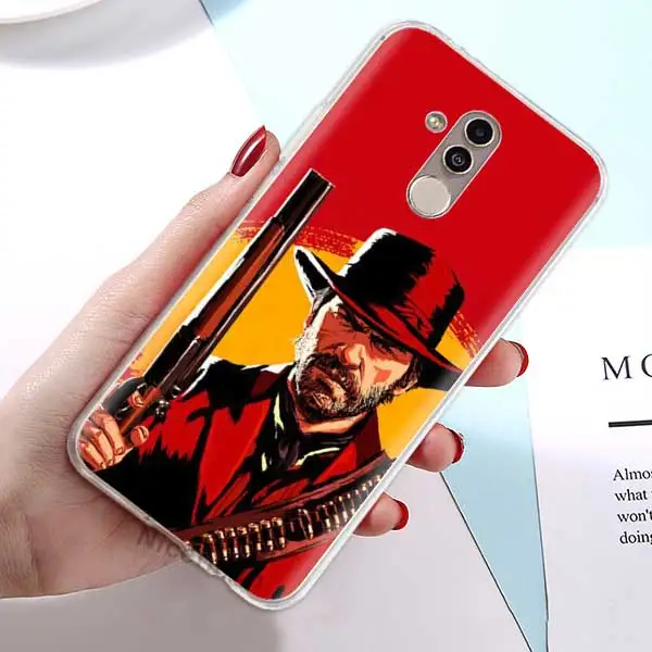 03 ТПУ силиконовый чехол для huawei P30 P20 Pro P10 P9 Lite mate 10 20 Lite 20 10 Pro Чехол красный Dead Redemption 2 мягкий прозрачный чехол - Цвет: 03