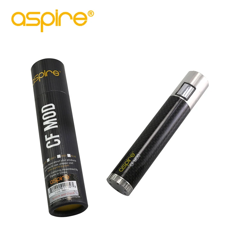 Электронная сигарета мод Специальное предложение Vape устройство aspire CF батарея пружинный разъем 510 углеродное волокно трубка подходит Nautilus танк