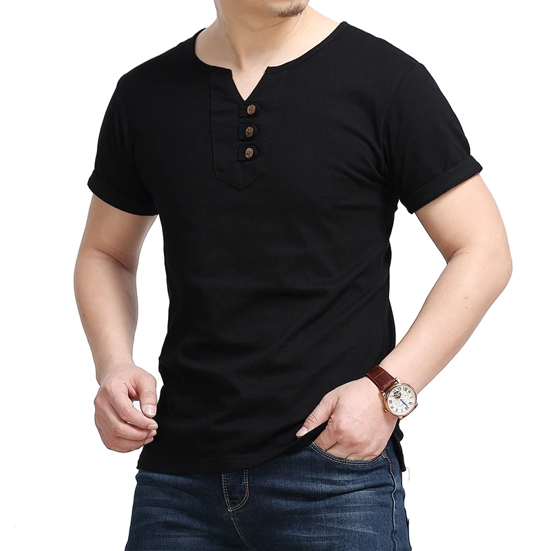 

Free shipping plus size male oversize men t shirt cotton v-neck short-sleeve T-shirt solid t shirts hip hop tees for 150kg