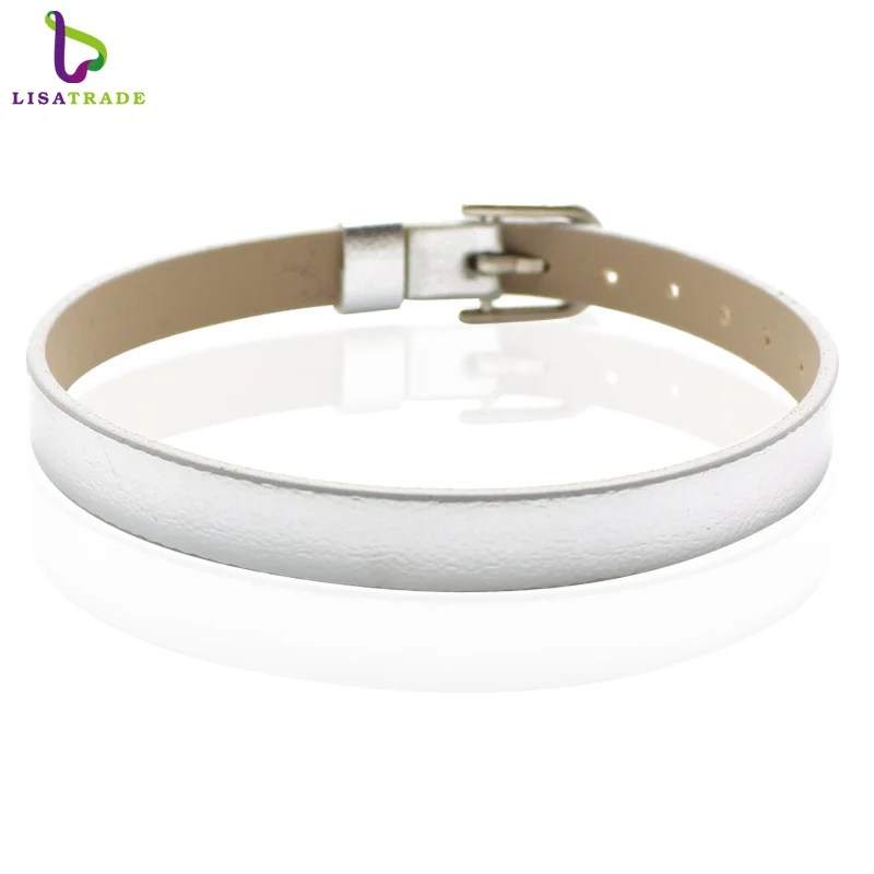 8 мм металлический браслет из искусственной кожи браслеты можно выбрать цвет (20