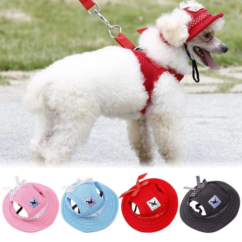 Походные товары для животных Собака Летняя мода ткань с дышащей сеткой Pet шляпа