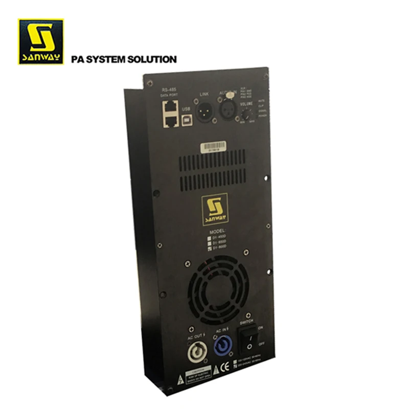 D1 650D одноканальный 650 ватт Pro DSP Мощность модуль усилителя для