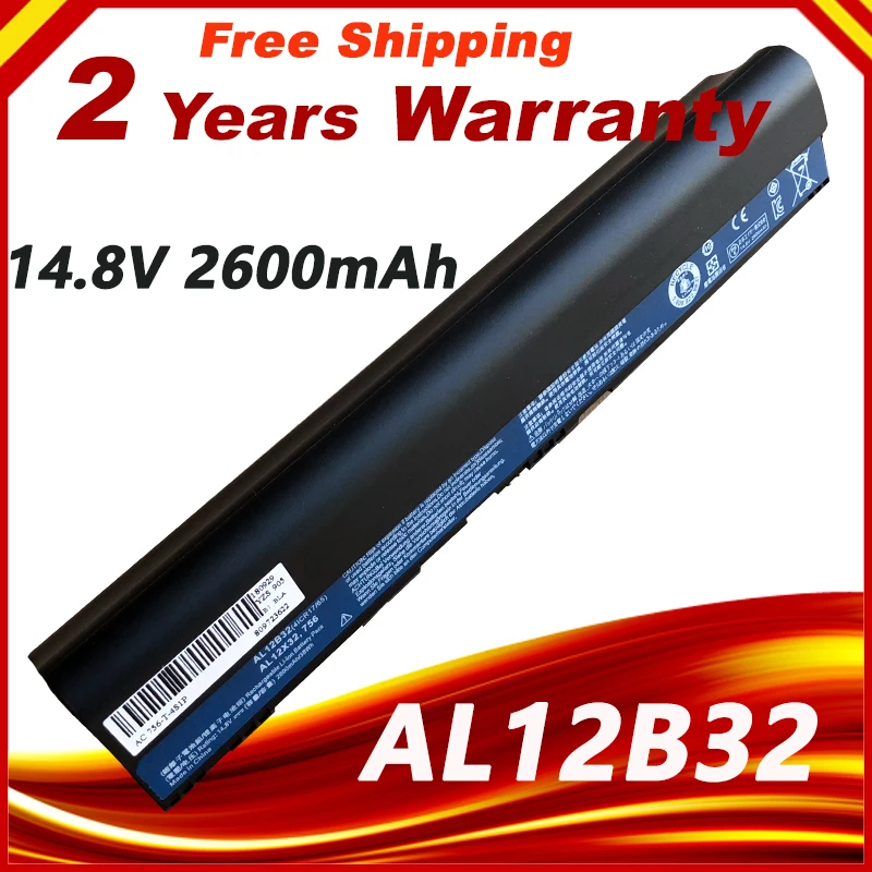 14,8 V Батарея для acer Aspire One 725 AO725 756 OA756 4ICR17/65AL12X32 AL12A31 AL12B31 AL12B32