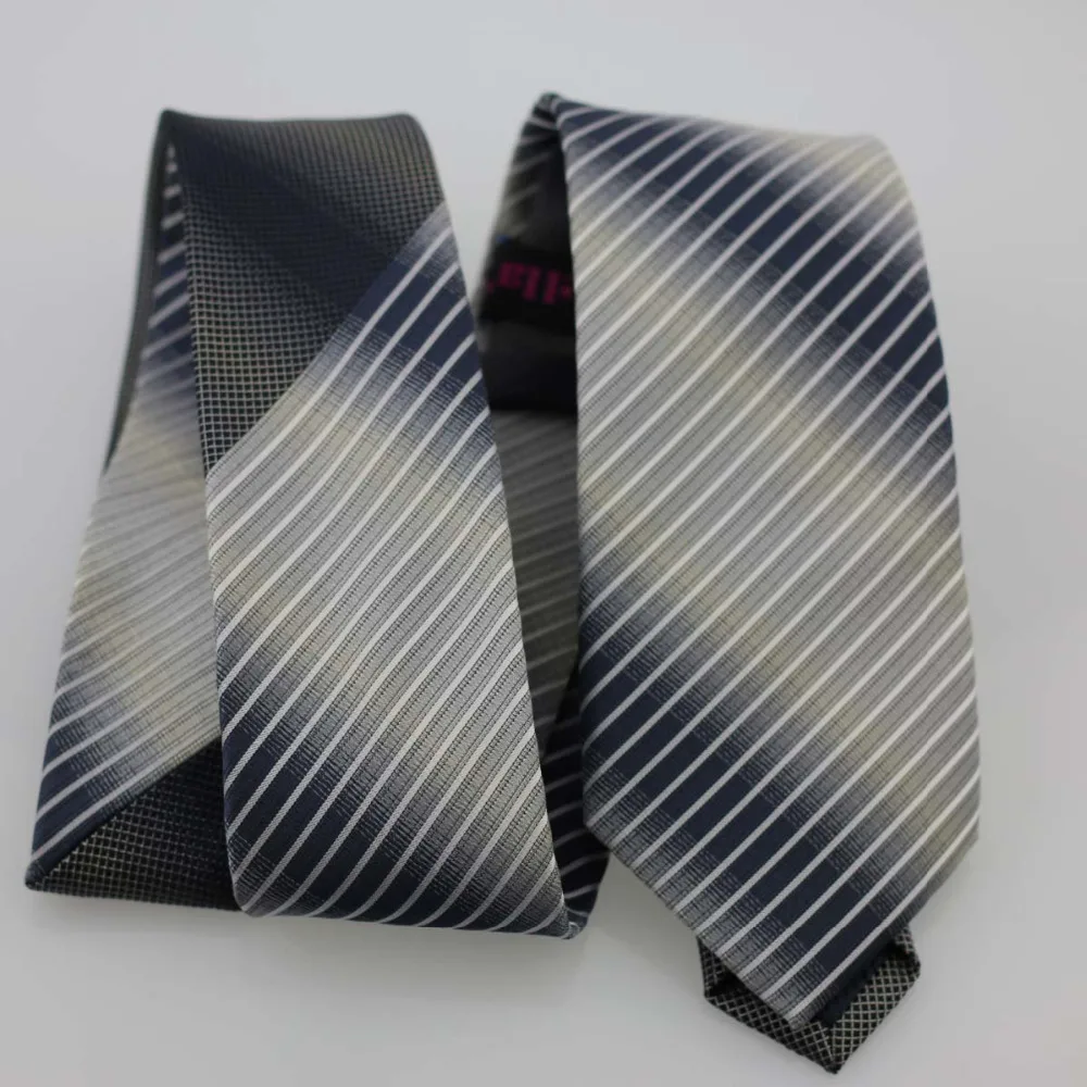YIBEI COACHELLA ties Charcoal Knot Contrast Silver Gray Stripes Necktie Skinny 7cm Business Holiday Handmade Shirt Ties | Аксессуары для