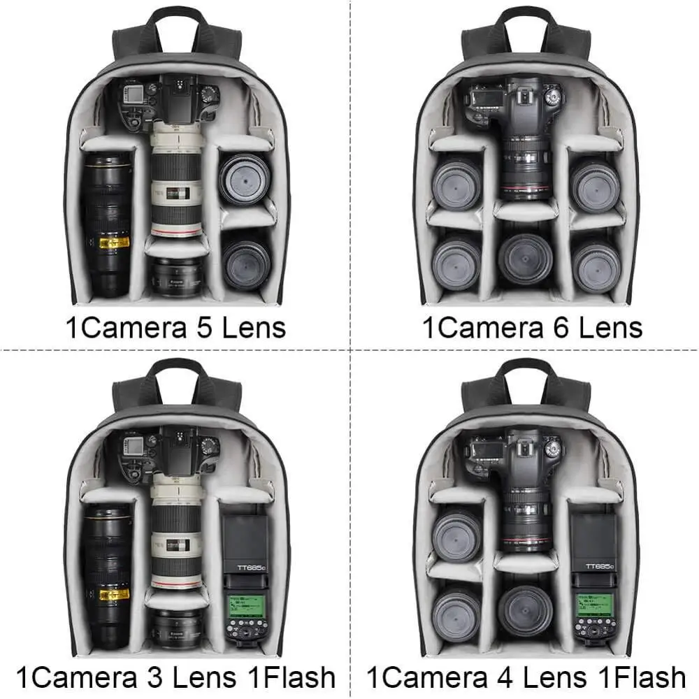 DSLR камера сумка чехол рюкзак сумки на плечо для Leica Nikon Canon sony Panasonic Pentax Olympus Fujifilm/Dji Mavic 2 Pro Air