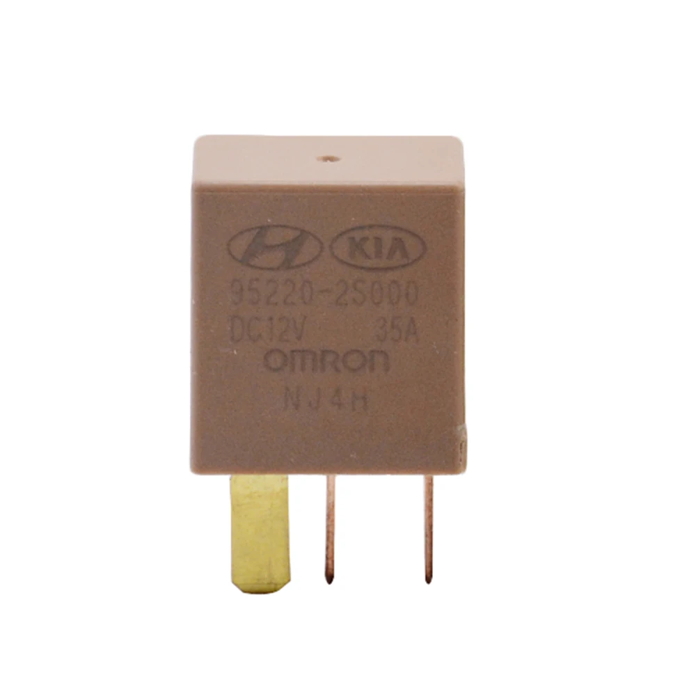 1 шт. автомобильное фиолетовое реле для KIA 12 В 35A OMRON 4 шпильки золотистого цвета