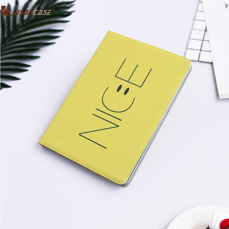 Jisoncase планшеты ультра тонкий чехол для iPad Pro 9 7 дюйма мультяшный защитный книжка