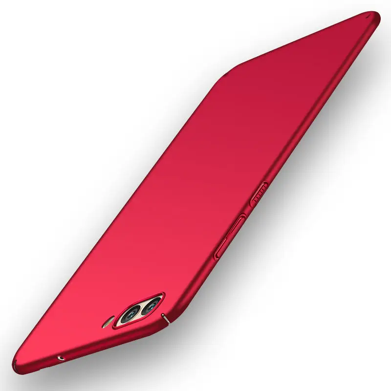 Для huawei honor 10 чехол Mofi PC жесткий чехол honor 10 Простой однотонный Тонкий чехол для huawei honor 10 Чехол черный красный синий