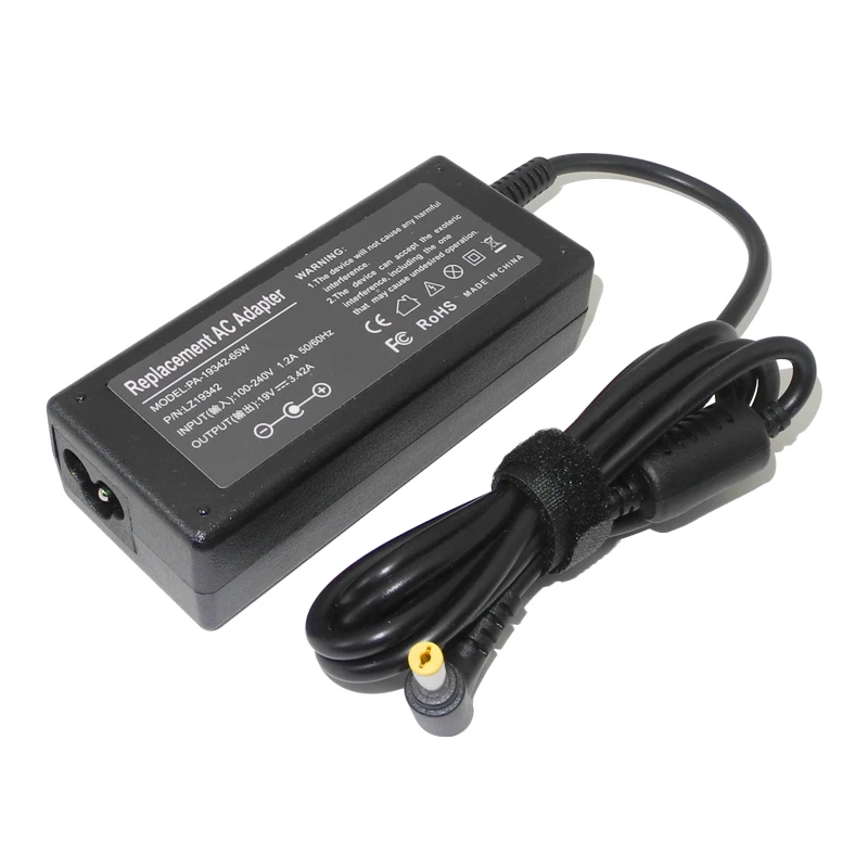 

19V 3.42A 65w Universal AC Adapter Battery Charger for Acer Emachines E525 E625 E627 E725 Laptop Free Shipping
