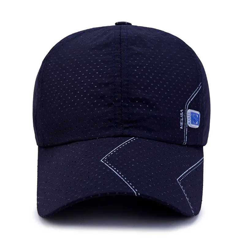 Лето Taslon быстросохнущая тканевая Кепка-Бейсболка Snapback Casquette головные уборы облегающие повседневные Gorras головные уборы для мужчин и женщин унисекс
