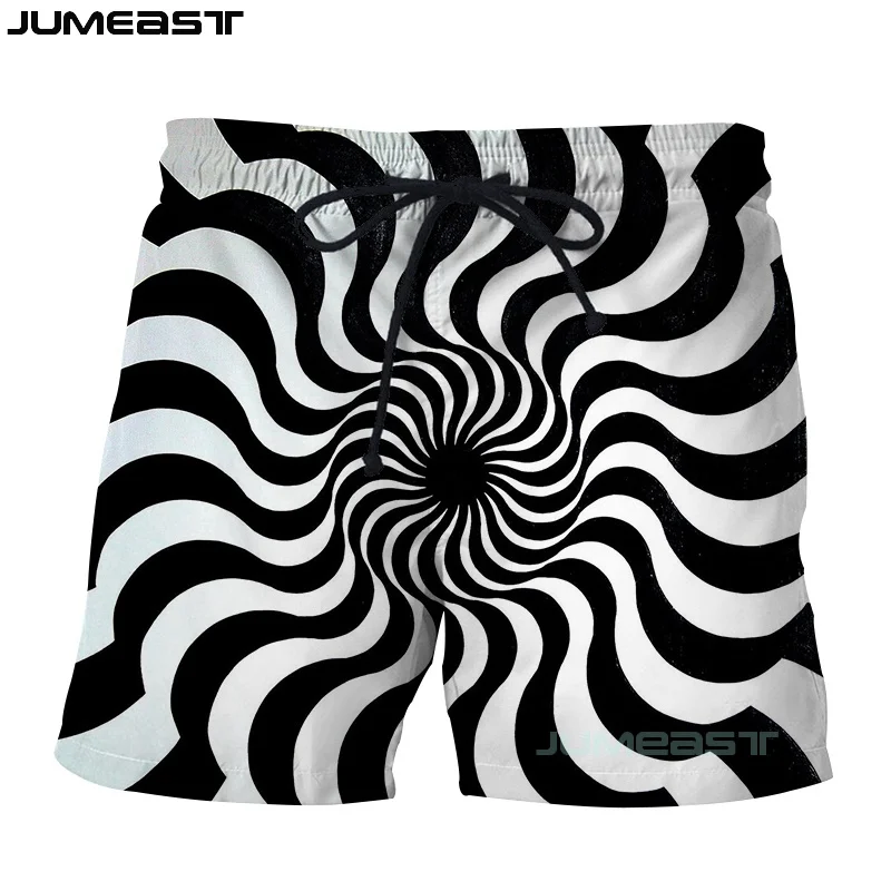Jumeast Брендовые мужские женские и 3d-принты визуальные иллюзии шорты Плавки новые