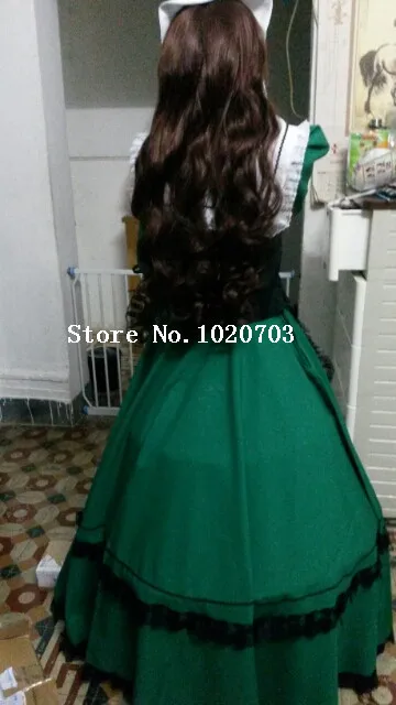 Женский костюм для косплея Rozen Maiden Suiseiseki зеленое платье|costume sword|costume vampirecostumes fairytale