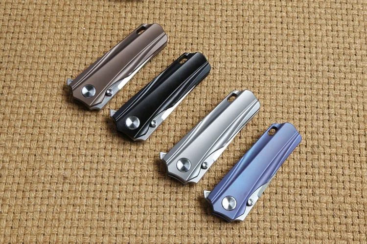STEDEMON мини SHY5 складной нож CTS-204P лезвие кВт шарикоподшипник titanium ручка кемпинг