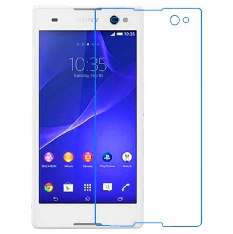 Luxury 0.3mm 9H For Sony Xperia C3 S55T Tempered Glass Screen Protector Premium Front Clear Protective Film Cover | Мобильные