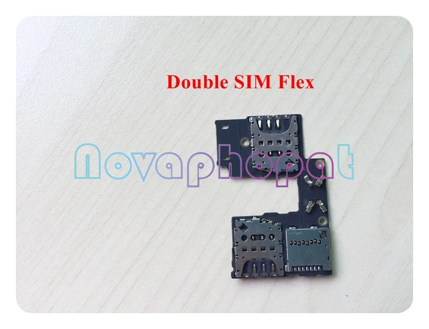 Novaphopat для Motorola Moto G3 XT1540 XT1541 лоток двух SIM карт памяти держатель SD карты гибкий