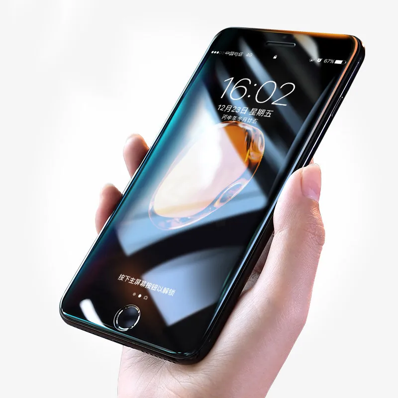 5D изогнутое закаленное стекло для iPhone X 8 7 Plus 6 6s полное покрытие Защитная пленка