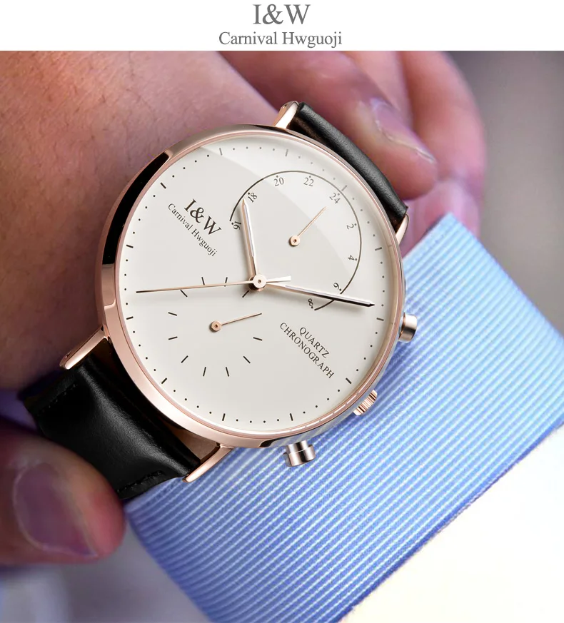 Reloj hombre Топ бренд класса люкс Швейцария водонепроницаемые мужские часы ультра тонкие ручные часы Мужские кварцевые часы в стиле кэжуал
