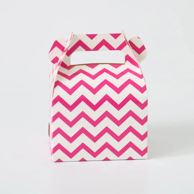 50 шт. Милая Мини коробка конфет в горошек полоску для дня рождения первого
