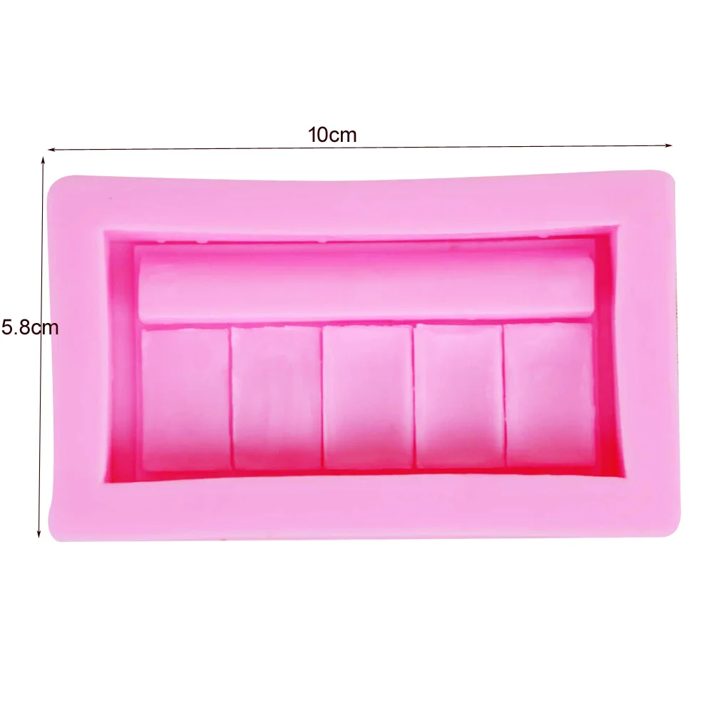 M191 Макияж Губная помада 3D соевый воск для свечей прессформа ароматическое мыло