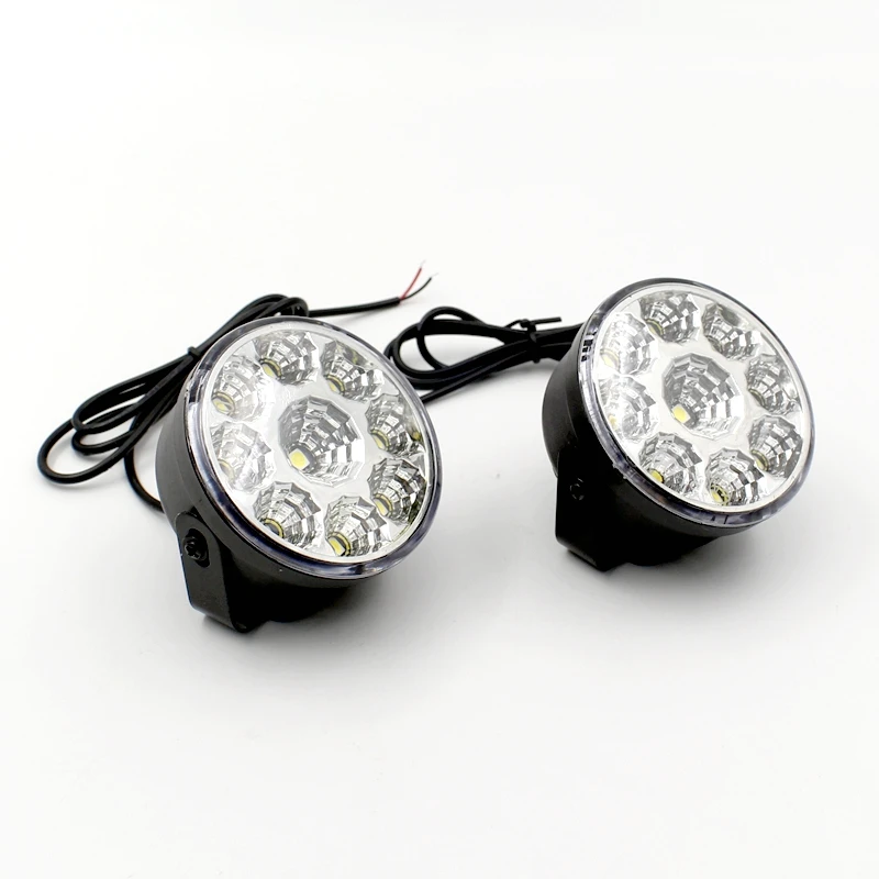 Yituancar 2 шт. 2X9 5050SMD светодиодный передний противотуманный Рабочий фонарь DRL Дневной