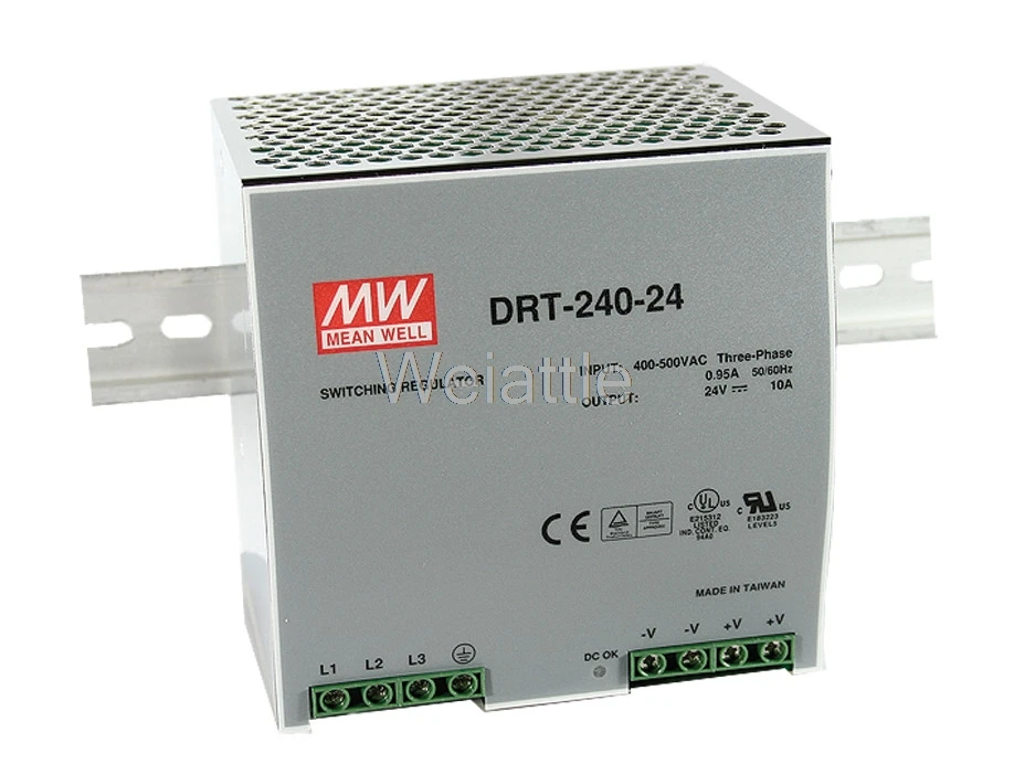 

MEAN WELL оригинальный DRT-240-48 48В 5А meanwell DRT-240 48В 240ВТ одиночный выход промышленный din-рейка источник питания